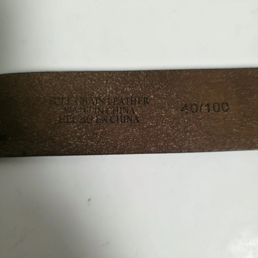 Levi's Strauss & Co. Shotgun  Brown Full Grain Leather Belt Mens Sz 40